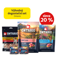 Výhodný degustační set Ontario pro velká plemena psů se slevou 20 %