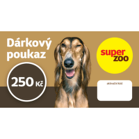 Dárkový poukaz Super zoo 250 Kč