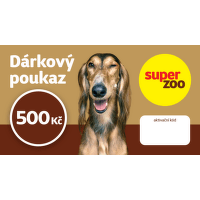 Dárkový poukaz Super zoo 500 Kč