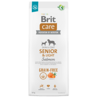 Brit Care Grain-free Senior & Light Salmon 12 kg