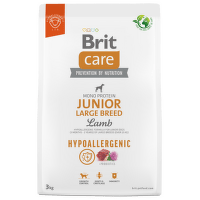 Корм для собак – Brit Care Hypoallergenic Junior Large Breed Lamb, 3 кг