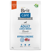 Корм для собак – Brit Care Hypoallergenic Adult Large Breed Lamb, 3 кг