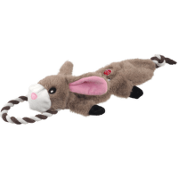 Hračka Dog Fantasy Skinneeez Králík s provazem 57 cm