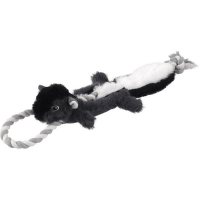 Hračka Dog Fantasy Skinneeez Skunk s provazem 35 cm