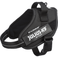 Postroj pro psy Trixie Julius-K9 IDC® černý S/Mini 49–67 cm × 22 mm