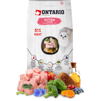 Корм для котят – Ontario Cat Kitten Chicken, 6,5 кг