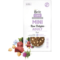 Granule Brit Care Mini FD Raw Delights s krůtou a krevetami 2 kg
