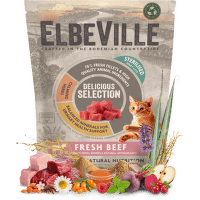 Vzorek krmivo ELBEVILLE Cat Sterilised Fresh Beef 100 g