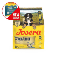 Barība kucēniem – Josera Sensi Junior, ar pīli un lasi, 900 g