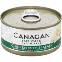 Canagan cat konzerva kura, morský  ostriež 75 g 