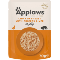 Kapsicka Applaws Cat chicken with liver in jelly 70g