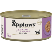 Konzerva Applaws Cat Tin Mackerel with Sardine 156 g