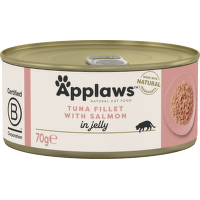 Konzerva Applaws Cat Tin Tuna Fillet with Salmon in Jelly 70 g