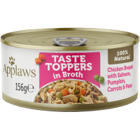 Konzerva Applaws Dog Chicken, Salmon a Rice 156g