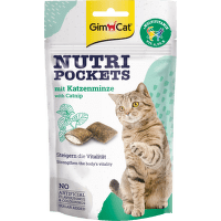 Pochoutky GimCat Nutri Pockets s catnipem 60 g