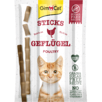 Tyčinky GimCat Sticks drůbeží 4 ks