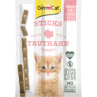 Tyčinky GimCat Sticks Kitten krocan + vápník 3 ks