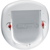 Dvierka STAYWELL biele s transparentným flapom