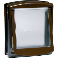Dvierka 20x24cm hnede s trans.flapom