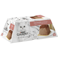 Paštika Gourmet Revelations s lososem a omáčkou 2×57 g