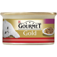 Консервы для кошек – Gourmet Gold Duo Beef and Chicken, 85 г