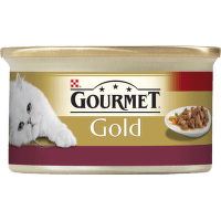 Консервы для кошек - Gourmet Gold Chicken and Liver in gravy, 85 г