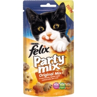 Лакомство для кошек – Felix Party Mix, Original mix, 60 г