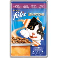 FELIX Sensations kapsička kachna a želé se špenátem 100g