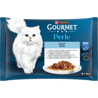 Gourmet Perle multipack DUO rybie 4×85 g