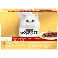 GOURMET Gold Multipack v šťave 12x85g
