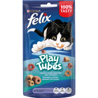 Лакомство для кошек – Felix Play Tubes, fish and shrimp, 50 г