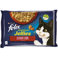 FELIX kapsičky Sensations Jellies hovädzie/kura želé 4 x 85 g