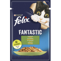 Консервы для кошек – FELIX FANTASTIC с кроликом в желе, 85 г
