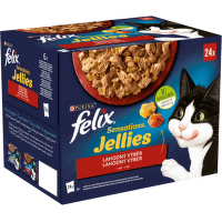 Felix Sensations Jellies Multipack lahodný výber v ochutenom želé 24x85g