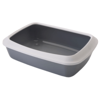 Туалет для кошек – Savic Iriz 50 + rim, cold grey, 50 x 37 x 14 см