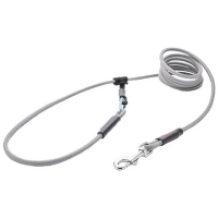 Vodítko Tamer lanové Easylong mini 3m šedé 