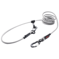 Vodítko Tamer lanové Easylong Twist mini 4m šedé