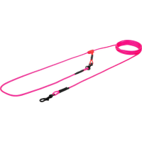 Vodítko Tamer Easylong lanové slim 2,5 m neon růžové