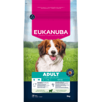 Krmivo Eukanuba Adult Small and Medium jahňacie 3kg