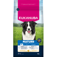 Barība suņiem – Eukanuba Mature Medium Breed, Chicken 3 kg