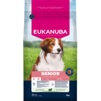 Корм для собак – Eukanuba Senior Small and Medium, Lamb and Rice 3 кг