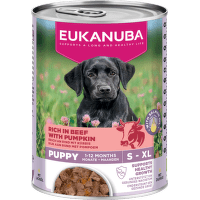 Konzerva Eukanuba Puppy hovädzie s tekvicou 400g
