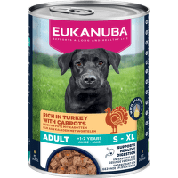 Консервы для собак – Eukanuba Adult All Breed, Turkey and Carrots, 400 г