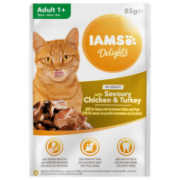 Kapsicka IAMS cat delights chicken a turkey in gravy 85g