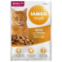 Kapsicka IAMS cat senior delights chicken in gravy 85g
