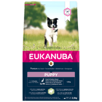 Eukanuba Puppy Small & Medium Lamb 2,5kg