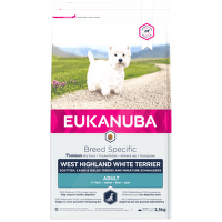 Eukanuba granuly West Highland White Terrier 2,5kg