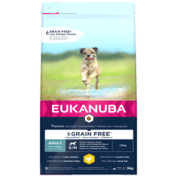 Eukanuba Adult Small & Medium Grain Free Chicken 3kg​