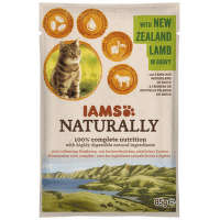 IAMS Naturally Adult Cat with New Zealand Lamb in Gravy 85g