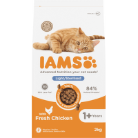 IAMS granuly pre mačky Adult Weight Control kura 2kg